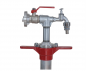 Preview: TKW Standrohr DN 80 1x Storz C absperrbar & 1x Zapfventil drehbar